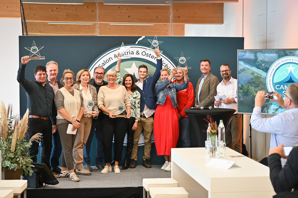 Camping Star 2025 | Österreichs beste Campingplätze ausgezeichnet